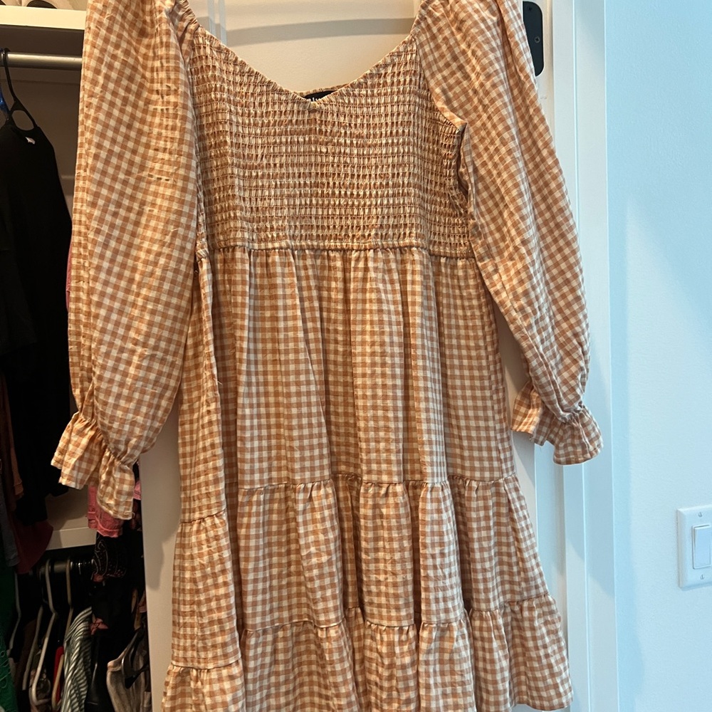 Gingham Checkered Dress